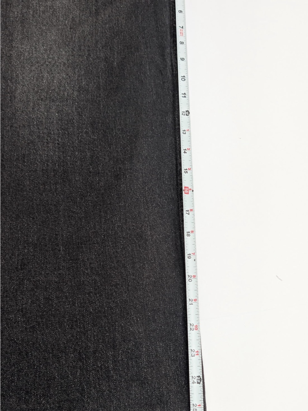 rag & bone Miramar Terry Wide-Leg Faux Denim Pants in Charcoal Black Wash - Picture 10 of 16
